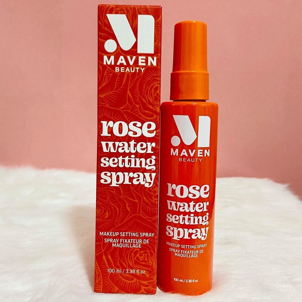 Rose water setting spray